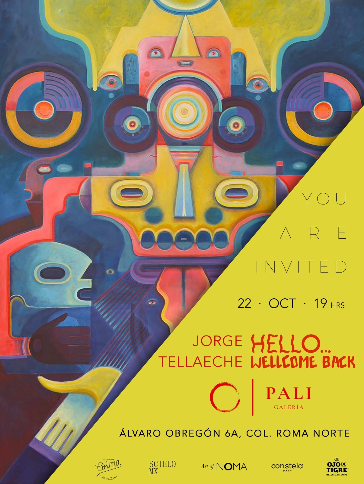 Portada de exhibición de arte CDMX